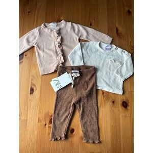 Baby ZARA & Laura Ashley 3pc Bundle Size 1-3 Months